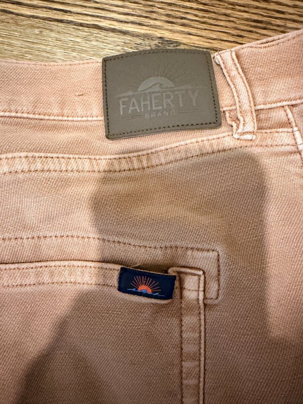 Fahtery Stretch Terry Athletic Fit Pant (30" Inseam) - Mesa Red - Mesa Red - Picture 6 of 6